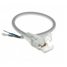 Conector de conexión y alimentación para tira LED 230V de 12mm RGB+W